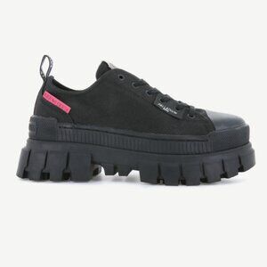 Palladium Revolt Lo Tx Black Low Sneaker Boot 97243-010 Chunky S52